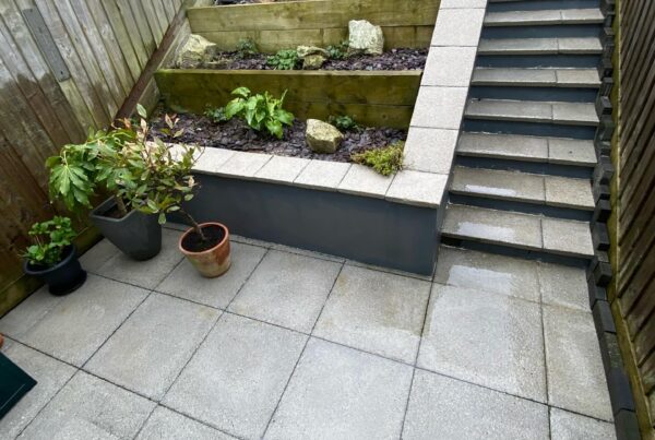 exterior garden jet washing