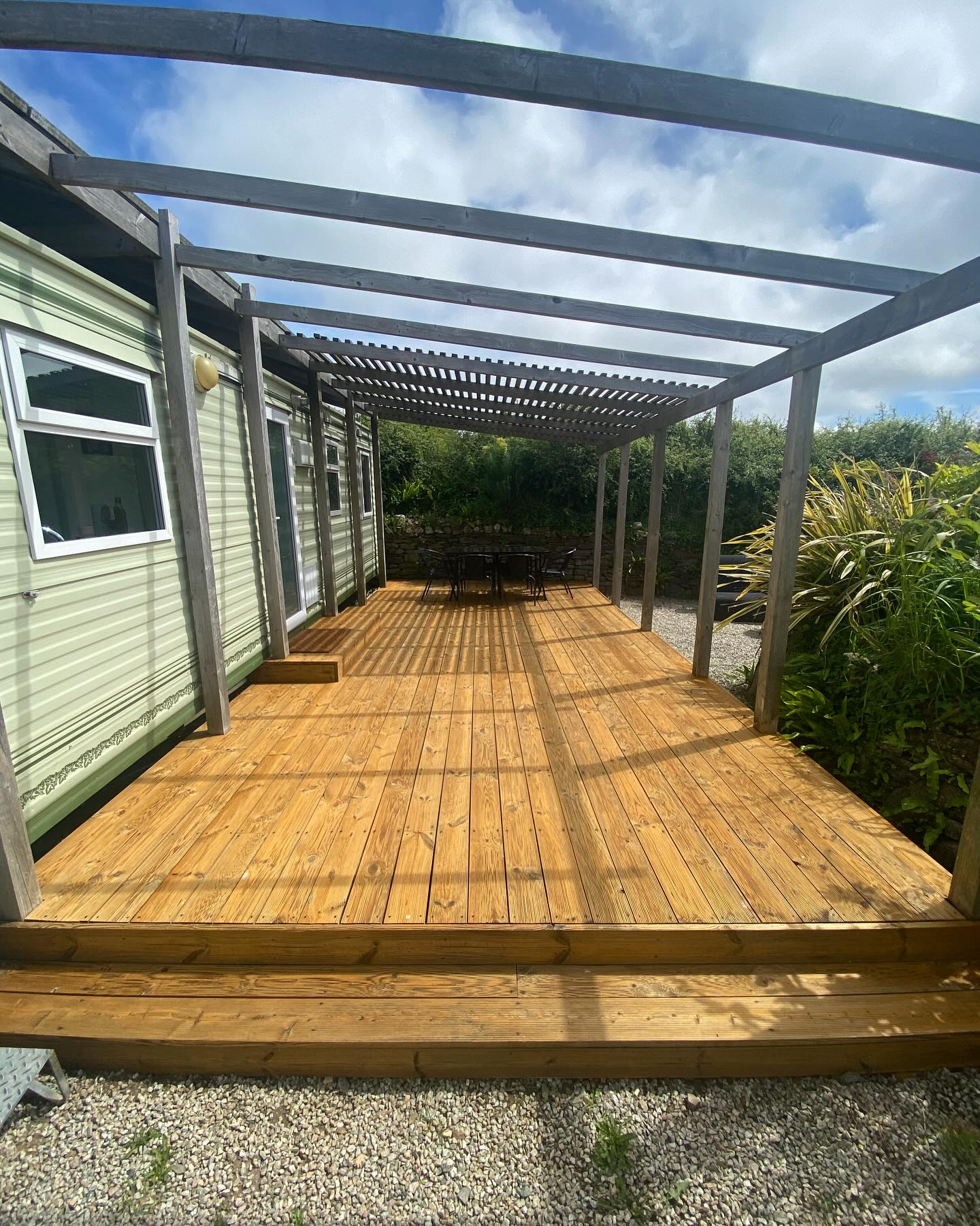 Full Decking Restoration for a Holiday Let Caravan in Cornwall