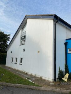 beautiful clean walls of st columb minor academy school newquay