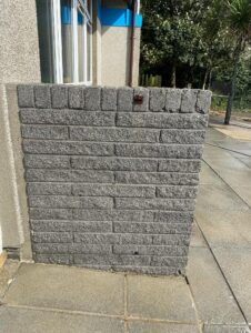 brickwork jet wash pressure cleaned