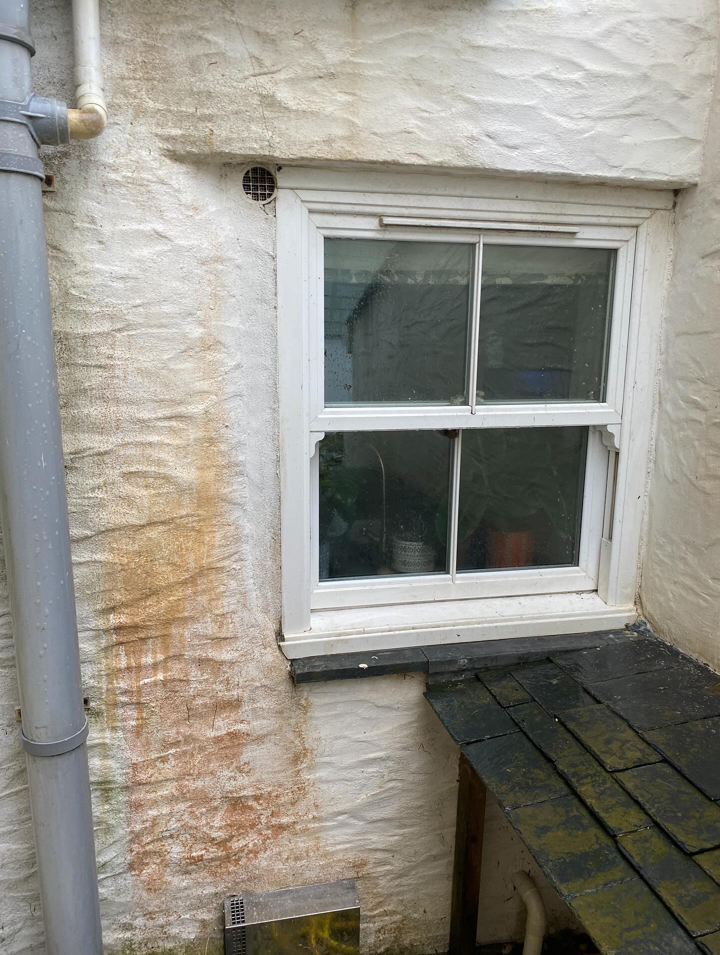 Country Property Render & Exterior Clean Near Perranporth