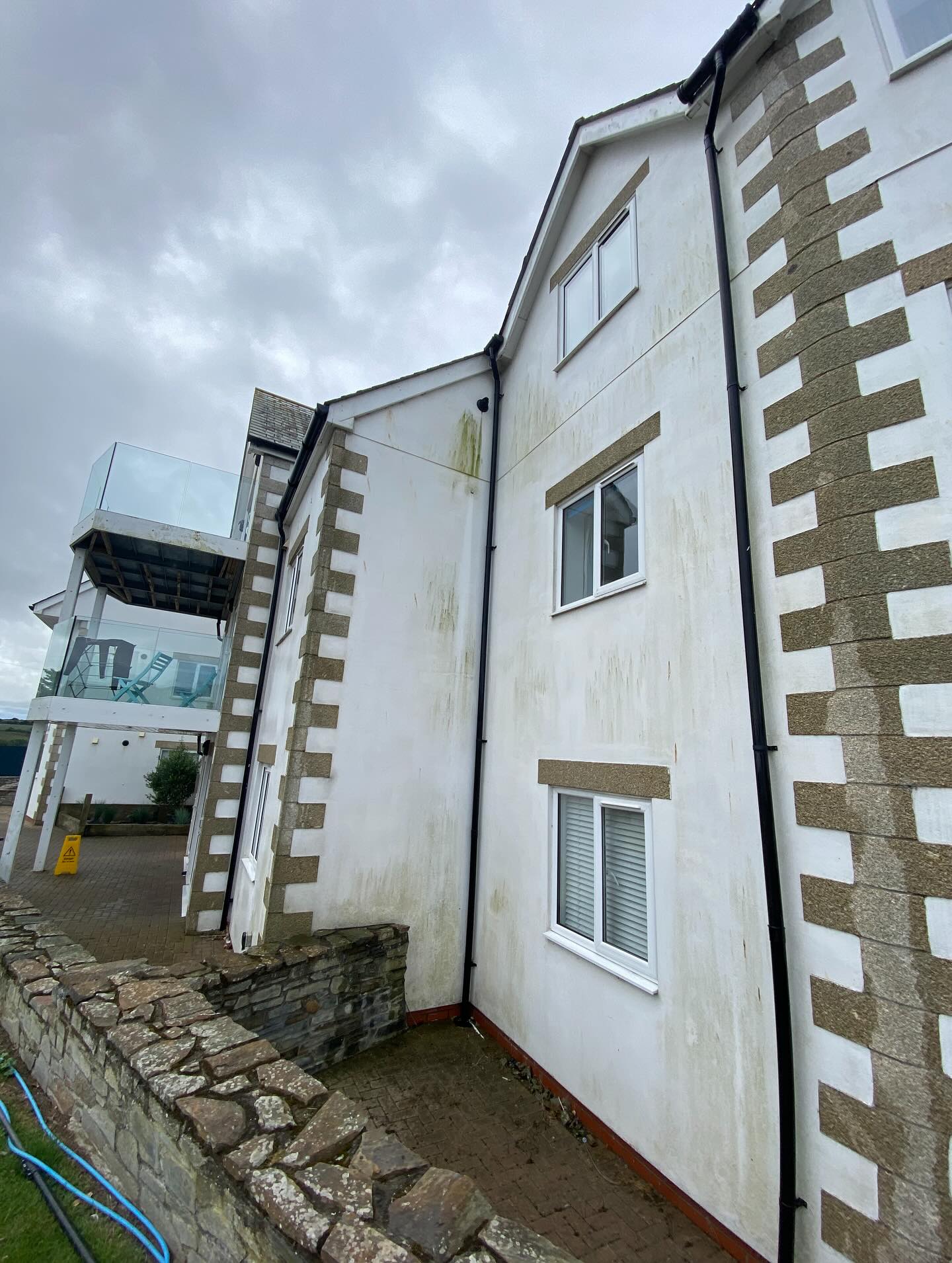 Exterior Render Transformation at Luxury Apartments in Pentire, Cornwall